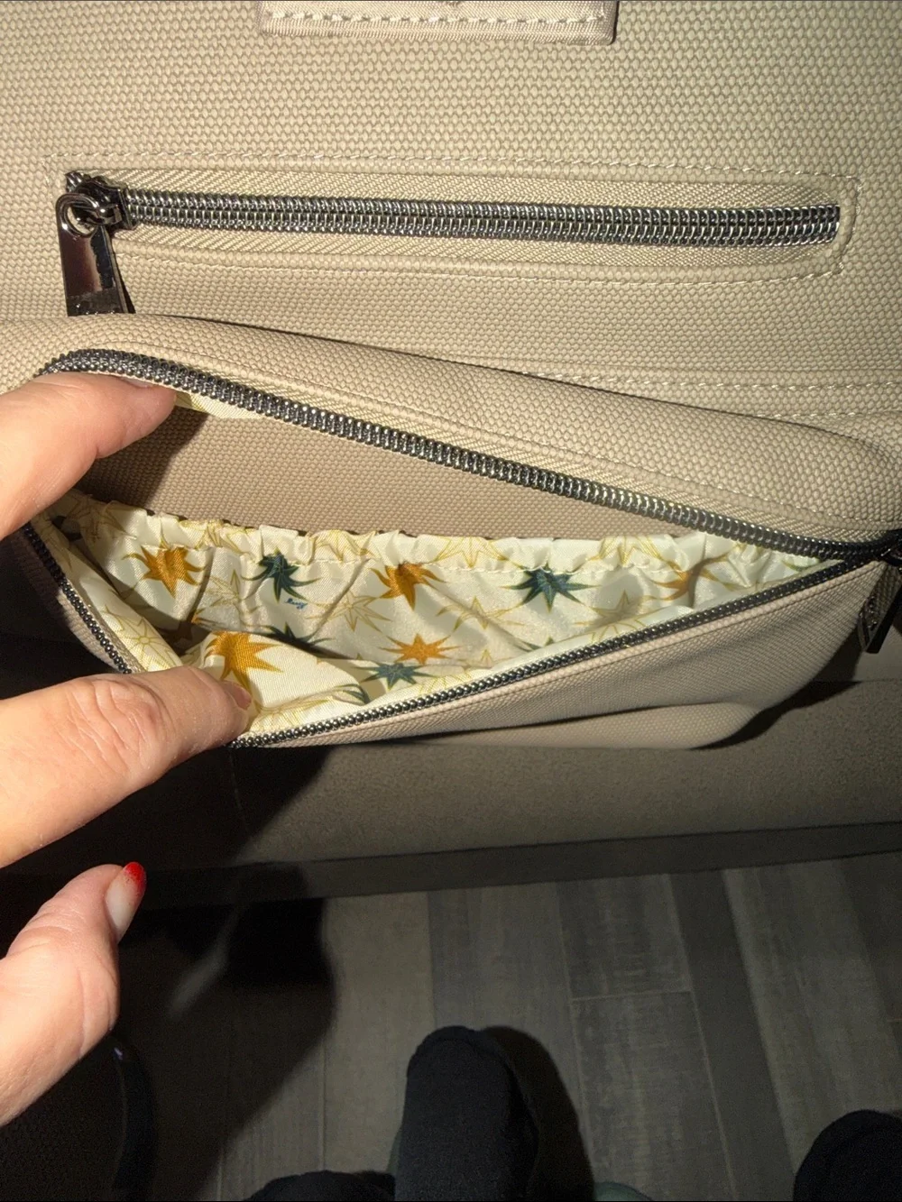 lug Matte Luxe Charger Duffel - Sand NWOT